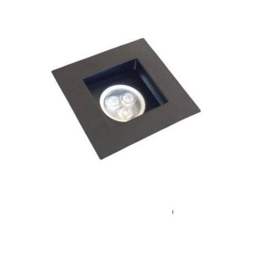 Imagem de Kit 7 Spot Recuado De Embutir Mr11 Mini Dicroica Preto Alz60