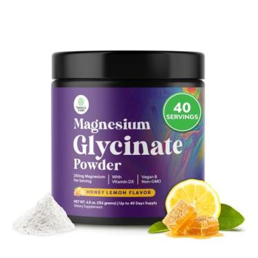 Imagem de Glicinato de magnésio em pó Natures Craft 40 porções