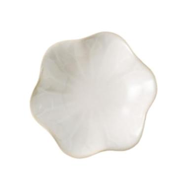 Imagem de Colaxi Porta-colheres em formato de flor, porta-colheres, descanso de colher, bandeja para talheres de cozinha, bandeja para pratos de joias, chaveiro, Branco