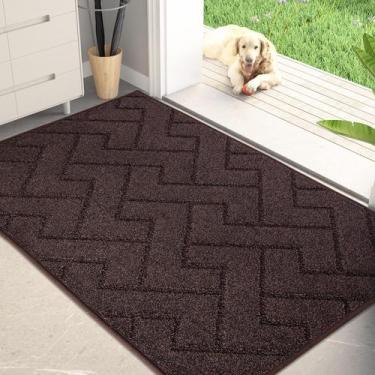 Imagem de Capacho PURRUGS Dirt Trapper 80x120cm marrom antiderrapante