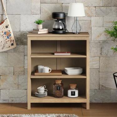 Imagem de Estante Baixa com 2 Prateleiras Madeira Maciça Maia - Weihermann