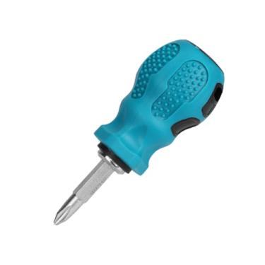 Imagem de Chave de fenda de catraca robusta, mini chaves de fenda curtas, pontas sextavadas Torx com fenda rápida, catraca magnética, cabeça cruzada removível, chave telescópica de trabalho multibit, ferramenta