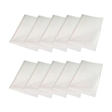 Imagem de Kit 10 Capas Encadernação Térmica Até 200 Folhas A4 Branca - IBACEMIL