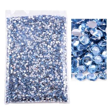 Imagem de Blinginbox 50.000 peças de strass flatback, strass de resina não hotfix grande quantidade atacado para artesanato faça você mesmo design criativo, roupas, maquiagem, arte de unhas (2 mm = 0,2 cm