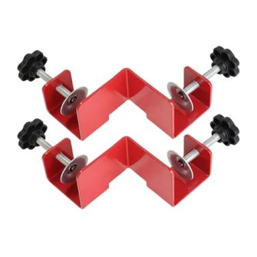 Imagem de Ioensy 2 Peças de Grampos de Fixação de Gaveta, Grampos de Canto, Marcenaria, Metal Portátil, ângulo Reto