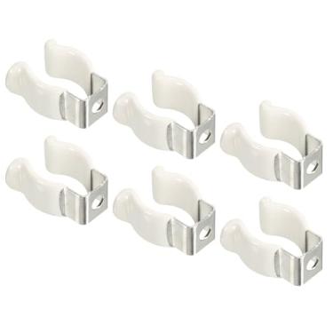 Imagem de Boxonly T5 Suporte de clipes U para suporte de montagem de lâmpada LED Suporte de tubo fluorescente de aço inoxidável acessórios de iluminação pacote com 6