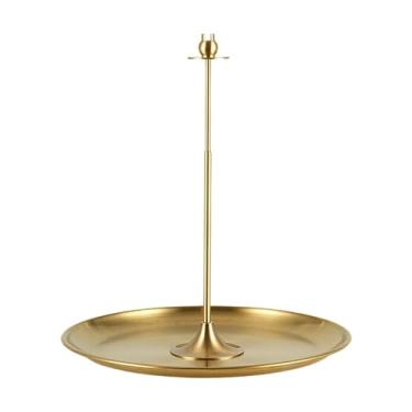 Imagem de Generic Queimador de incenso em espiral, altura retrátil, suporte de metal completo com bandeja coletora de aço inoxidável para escritório, meditação, casa de, Style B