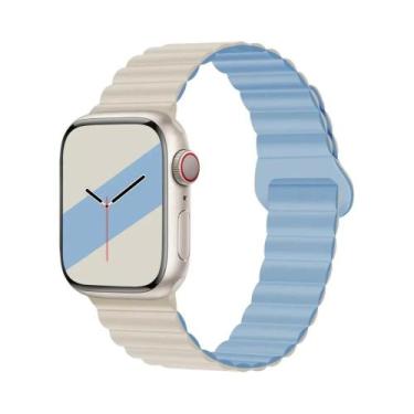 Imagem de Pulseira Magnética De Silicone Unissex Para Apple Watch 38/40/41mm 42/
