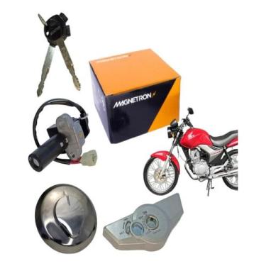 Imagem de Kit Chave Ignição Cg Titan Fan 150 2009 2010 2011 2012 2013 Magnetron