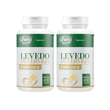 Imagem de Levedo de Cerveja Unilife (Complexo B) 400 Comp 2un