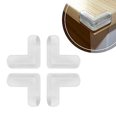 Imagem de Tuut, Linha Proteção, Jogo com 4 Protetores de Silicone para Quina de Mesa, 5,5cm