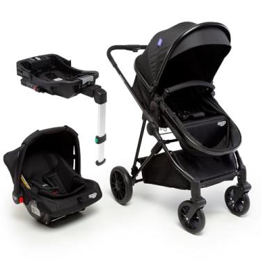 Imagem de Travel System Cosco Kids, Lummy Trio, Isofix, Preto Absoluto