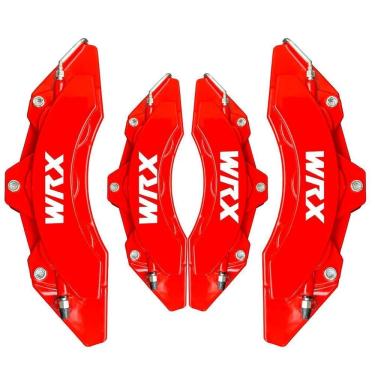 Imagem de Capa De Pinça De Freio Vermelha Universal Para Wrx 4 Peças