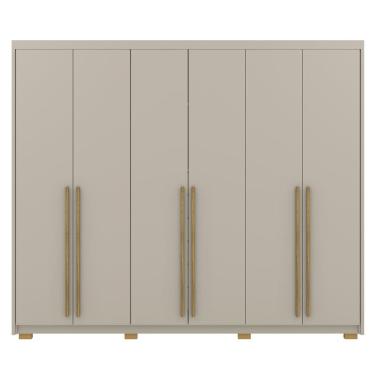 Imagem de Guarda Roupa Casal 6 Portas 3 Gavetas MDF 275 cm Fend VLR