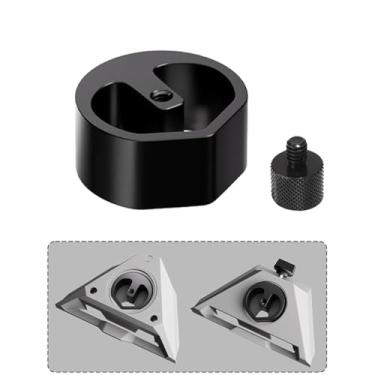 Imagem de Adaptador Starlink Mini Tripé Versão 2025 — Bolso de Profundidade Dupla para Adaptadores de Tubo Novos e Antigos — Compatibilidade de Tripé de 1/10.2 cm-20 e 3/20.3 cm-16 — Ideal para Camping, RV e