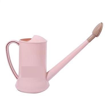 Imagem de Regador Regador de plástico 2 litros, ferramenta chuveiro para flores, destacável, boca longa, chaleira, jardim, irrigação, garrafa spray(Pink)