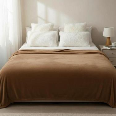 Imagem de Cobertor Soft Casal Manta Microfibra Mantinha - Carinha de Anjo Enxova