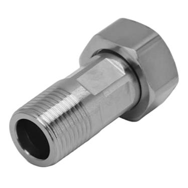 Imagem de Pssopp Encaixe de Encanamento, Encaixes de Tubulação de Rosca Macho de Aço Inoxidável para Banheira de Hidromassagem Spa Conexão de água a Gás (G1/2 a G3/4)