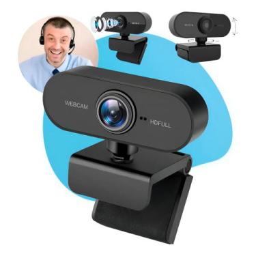 Imagem de Webcam Full Hd 1080p câmera para notebook computador videoconferência 
