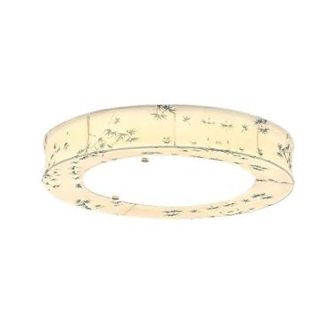 Imagem de Luz de teto Luminárias decorativas simples para quarto, abajur de tecido, corredor, entrada, teto