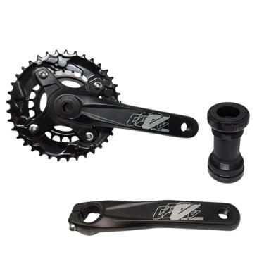 Imagem de PEDIVELA BIKE DUPLO INTEGRADO 24/38T ALUMINIO 10/11V 170MM