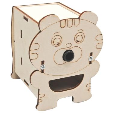 Imagem de Kit de experimentos científicos: apontador de lápis elétrico de madeira