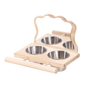 Imagem de KiBcsLic Poleiro para pássaros, brinquedo versátil e divertido, espelho para pássaros com poleiro, acessórios para gaiola de papagaios, periquitos, calopsitas