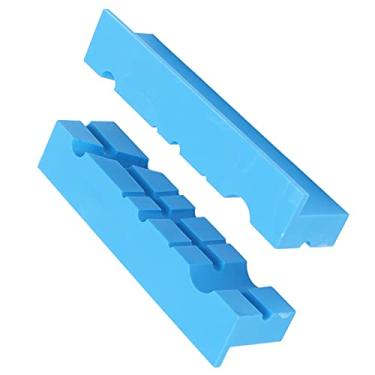 Imagem de 2 peças de cobertura de mandíbula de torno magnético de 14 cm para fixação de metal plástico de madeira