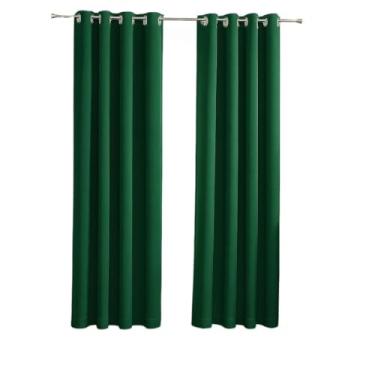 Imagem de Cortina Oxford Para Sala 3,00x2,50m Ideal Para Sala ou Quarto (VERDE BANDEIRA)