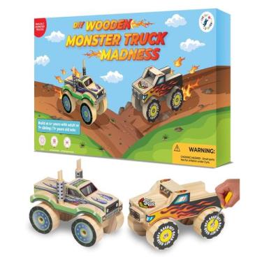 Imagem de Kit de construção em madeira Little Jupiter Monster Truck 1 e 2
