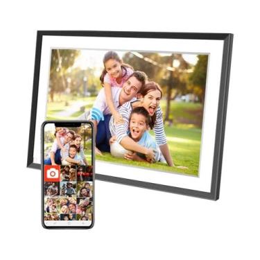 Imagem de Porta-Retratos Digital WiFi 10,1" HD - 32GB, Cloud, Smart, Montagem na