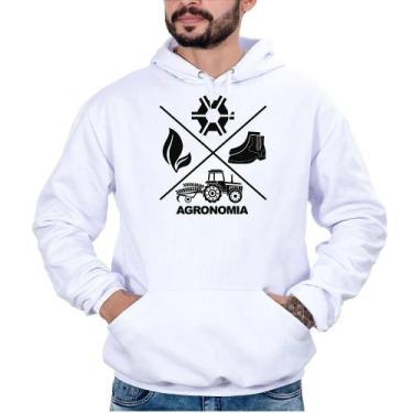 Imagem de Blusa Moletom Masculina Agronomia Bolso Canguru Conforto - Campero, Br