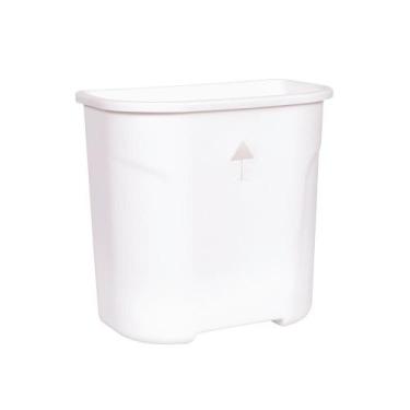 Imagem de Lixeira Suspensa 8 Litros Branca - MOR