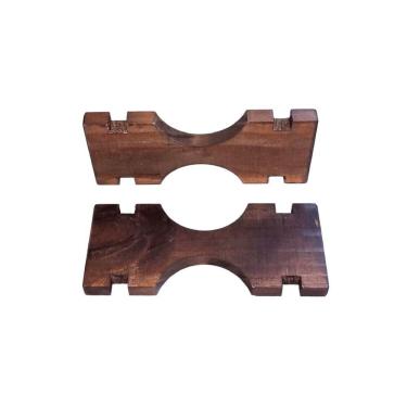 Imagem de 2 Laterais Complemento Adega Vinho Madeira Cor Imbuia C03 C04 C05 C06 C08 Cevey Adegas E Artesanatos