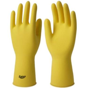 Imagem de Luva de borracha tamanhom M - Sanro - OK UTILIDADES