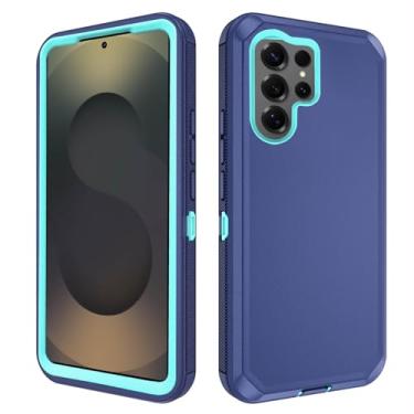 Imagem de Asuwish Capa de celular para Samsung Galaxy S25 Ultra 5G Capa de celular híbrida robusta à prova de choque rígida protetora à prova de quedas acessórios móveis de corpo inteiro resistente S25Ultra