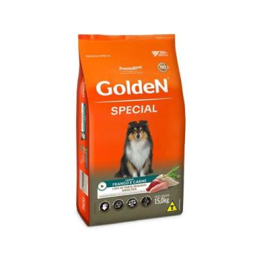 Imagem de Ração Golden Special para Cães Adultos de Porte Pequeno Sabor Frango e