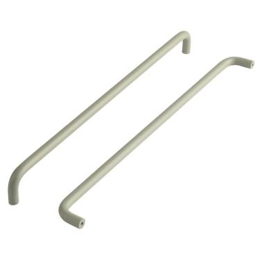 Imagem de funifiti Pacote com 5 puxadores longos verdes para porta de guarda-roupa armário de banheiro infantil puxador de quarto de criança 12,6 polegadas (320 mm) alça estendida central (5, verde, 12,6