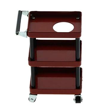 Imagem de Suporte de ferramentas de reparo de carro, suporte de armazenamento de 3 camadas para SCX10, vermelho