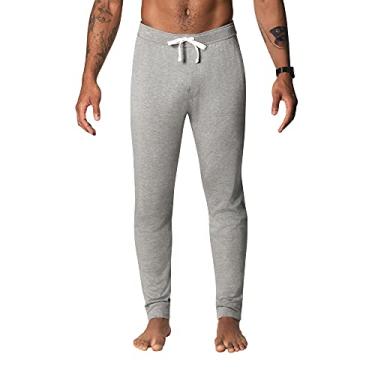 Imagem de SAXX Underwear Co. Calça Snooze masculina, Core, Cinza escuro mesclado, P