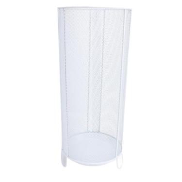 Imagem de SUNGOOYUE Suporte Redondo e Resistente para Guarda-chuva Feito de Malha de Ferro para Secagem Rápida, Capacidade Suficiente para o Hotel Home Office, Recipiente de Armazenamento para Bengalas,