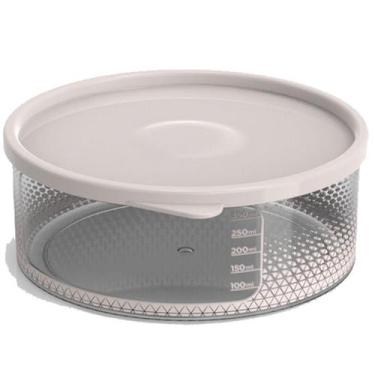 Imagem de Pote Alimentos Transparente Redondo 370 Ml Tampa Ad0084 - Potte