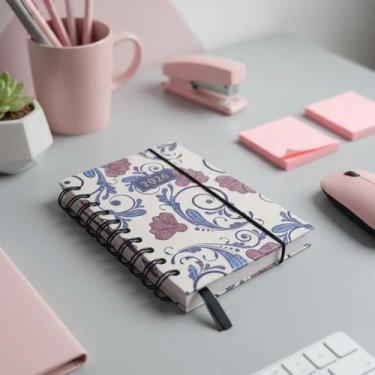 Imagem de Agenda 2026 Diária Personalizada Capa Dura Espiral Planner Caderneta C