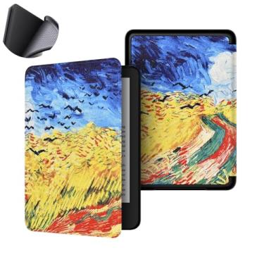 Imagem de Yzlvigrous Capa para Kindle Paperwhite 12th/Coloroft Signature Edition 1ª Geração 2024, Tampa Traseira de TPU Macia de 7 Polegadas com Sono/despertar Automático, Modelo: SA569P/SA568B/SA59CP