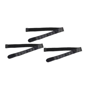 Imagem de Baoblaze Conjunto de 3 tiras elásticas de fixação com, ajustáveis, portáteis e multiuso, para suporte de bicicleta, mangueiras e tapete de ioga.