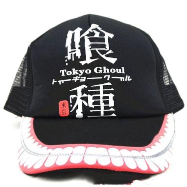Imagem de Boné de beisebol Tokyo Ghouls para homens de algodão preto 80g - yiwei