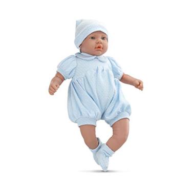 Imagem de Boneca Bebê Real - Azul Roma Jensen Boneca Branca