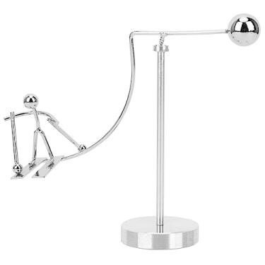 Imagem de KIMISS Berço de Pêndulo de Newton Brinquedo Homenzinho - Decoração de Mesa E Onal para Casa E Escritório | Brinquedo de Bolas Balanceadas de Metal para Relaxamento E Aprendizagem (#12)