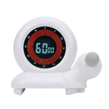 Imagem de Fabater Visual Snail Timer Ferramenta de Contagem Regressiva Fofa para Estudo Em Casa, Adorável Cronômetro de Mesa Eletrônico para Meninos e Meninas, Cronômetro Digital de Plástico [design