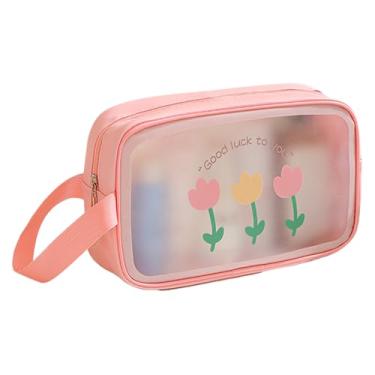 Imagem de Necessaire, Organizador de Viagem Portátil Transparente, Grande Necessaire De Higiene Pessoal E De Cosmeticos, Para Pincéis Batom Base Joias Espelho Férias